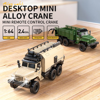 Camion militaire électrique à six roues en plastique moulé sous pression, véhicule de commande tout-terrain télécommandé pour enfants