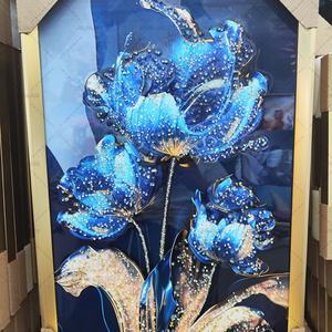 Cuadros de Flores Personalizados, Arte de Pared, Marco de Porcelana de Cristal, Obra de Arte de Naturaleza Muerta, Otras Pinturas de Pared, Decoración del Hogar - Product Image 3