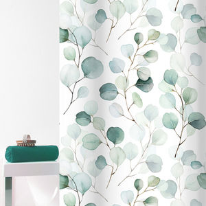 Cortina de ducha de tela Pergola, 240x200 cm, decoración de baño resistente al agua - Product Image 1