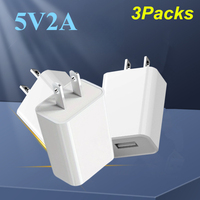 Chargeur mural électrique à port unique 10W avec prise EU/US, sortie Micro USB 5V2A, chargeur rapide écologique