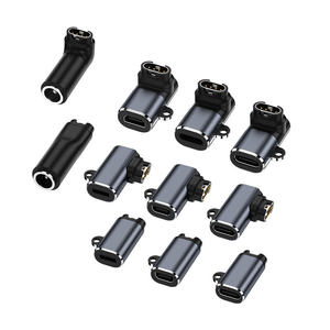 Adaptateur USB Type C femelle vers <span class=keywords><strong>Garmin</strong></span> 4 broches, connecteur <span class=keywords><strong>de</strong></span> charge magnétique à angle droit, montage sur panneau pour <span class=keywords><strong>GPS</strong></span>, montre connectée, appareil automobile - Product Image 4