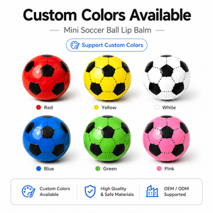 Bálsamo Labial Personalizado con Forma de Balón de Fútbol de Marca Privada para Eventos Deportivos, Regalo Promocional OEM - Product Image 4