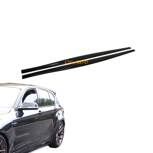 F20 materiale ABS M performance body kit nero labbro anteriore gonna laterale diffusore LCI aero kit per BMW serie 1 2015 2016 2017 2018 - Product Image 6