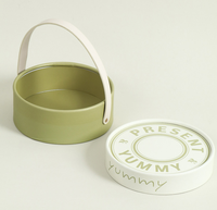 Boîte cadeau en tube de papier de qualité alimentaire haut de gamme personnalisée avec gaufrage et pelliculage mat pour gâteaux, snacks et bonbons du Nouvel An