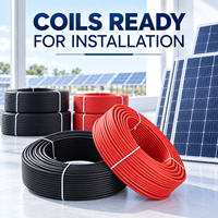 Einadriges Solar-PV-Kabel 4mm2 6mm2 Verzinntes Kupfer XLPE-Draht 1500V DC für Kommerzielle Solaranlagen