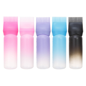 Hair <b>Dye</b> Bottle With Comb Gradient Color Large Size Portable Salon Use Plastic <b>Material</b> - Product Image 5