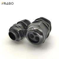 FRABO M20 Certifié CE ROHS Presse-étoupe en nylon PA multi-trous étanche IP68 à filetage M pour câbles électriques de 2,5-6 mm