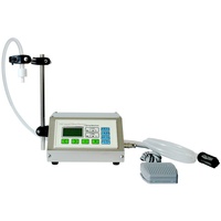 Machine de remplissage et de distribution de liquides semi-automatique CNC pour petites quantités, idéale pour les spiritueux, le lait, la sauce soja, la mise en conserve - Prix de gros