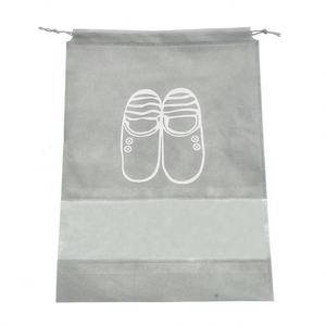 Cheap Wholesale Transparent Non-Woven Shoe <b>Storage</b> Bag Wholesale Travel Out <b>Draw</b> Rope Shoe Dust Bag - Product Image 6