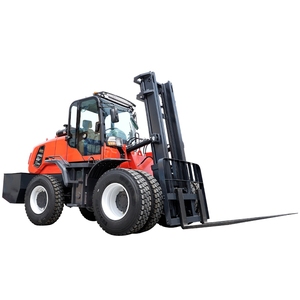 Chariots élévateurs professionnels tout-terrain multidirectionnels 3,5 tonnes à quatre roues motrices intégrées pour terrains accidentés, faciles à utiliser - Product Image 6