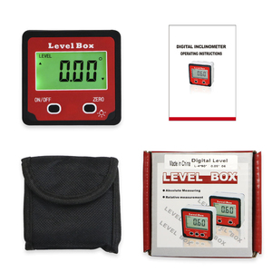 360 градусов транспортир angle finder уровень box Цифровой Инклинометр Угол измерительный инструмент с магнитным основанием - Product Image 6