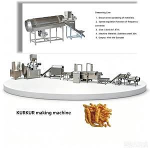 EQUIPO AUTOMÁTICO EASY CREAT CARRER, Nuevo Equipo Multifuncional Totalmente Automático para la Elaboración de Kurkure Frito con Chile - Product Image 1