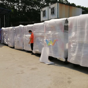 Bảng Mũi Tên Giao Thông <span class=keywords><strong>LED</strong></span> Năng Lượng Mặt Trời Cho Xe Moóc Di Động Đèn Flash Màu Vàng 3300Mm * 1400MM - Product Image 6