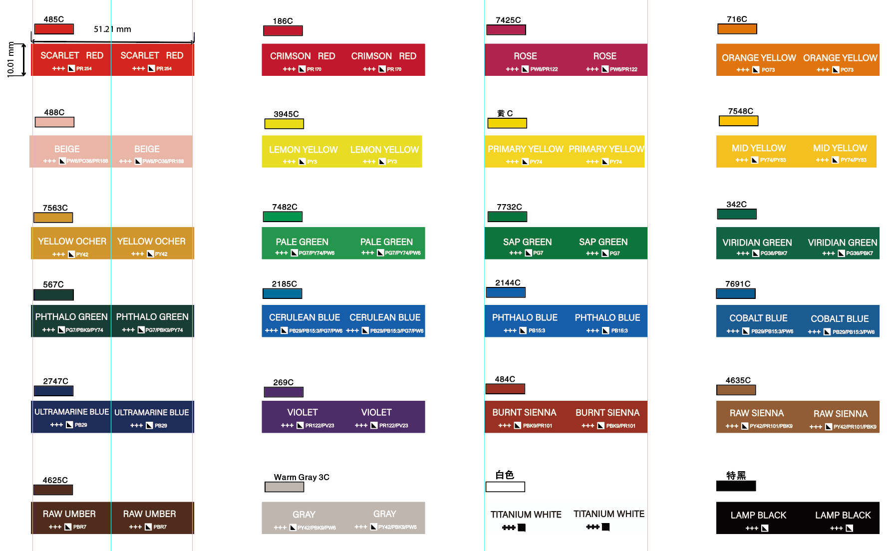 24 colors