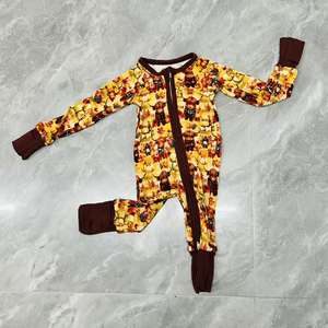 Özel Tasarım Bebek Uyku Tulumları Bebek Bambu Fermuarlı Çocuk Pijamaları Fermuarlı Uzun Kollu Bebek Çocuk Uyku Tulumu Fermuarlı Bambu Bebek Pijamaları - Product Image 2