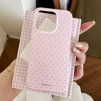 Coque de téléphone portable INS à pois, petite et fraîche, pour iPhone 17 16 15 14 13 12 Pro Max 11, ultra-fine et antichoc pour iPhone 17 Pro