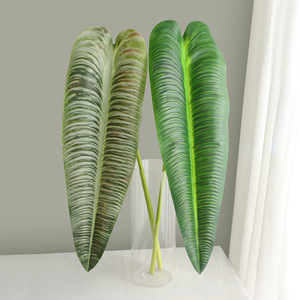 EG-AF60 Planta <span class=keywords><strong>Artificial</strong></span> Decorativa de Hoja de Tortuga para Festivales, Planta Verde de Plástico de Larga Duración, de Alta Simulación para Montar en la Pared - Product Image 2