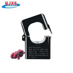 Njxse opct24al Máy biến dòng chia lõi có độ thấm cao 100A 200A 300A 600A 1000A / 5A CT cho cảm biến kẹp đồng hồ thông minh