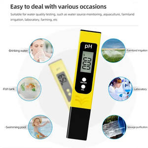 पीले सफेद मल्टीपैरामीटर <span class=keywords><strong>ph</strong></span> मीटर 0.01ph सटीकता Lcd प्रदर्शन पोर्टेबल जेब आकार ओम/गंध अनुकूलन योग्य घरेलू कृषि उपयोग - Product Image 4