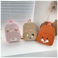 Sac à dos en peluche personnalisé en forme d'ours, en tissu denim, pour enfants (chien, renard, lion), sac à bandoulière doux pour femmes, sac à bandoulière mignon, sac à dos de dessin animé