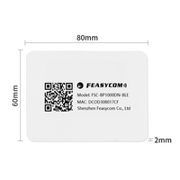 Feasycom FSC-BP1000DN Balises de suivi iBeacon BLE 5.1 ultra-minces Eddystone Conception en papier flexible Balise Bluetooth avec NFC
