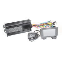36V 48V 52V 1200W-1800W 45a contrôleur de vélo électrique à onde sinusoïdale 3 modes avec écran LCD coloré moteur hall ou non hall