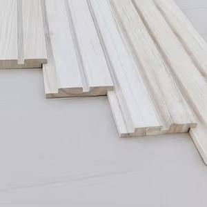 Panneau mural en bois de Paulownia, panneau <span class=keywords><strong>d</strong></span>écoratif mural, placage de bois résistant à <span class=keywords><strong>l</strong></span>'humidité, fond de bibliothèque - Product Image 3