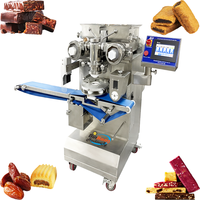Machine électrique automatique en acier inoxydable pour l'extrusion de barres de figues, la fabrication de barres de dattes et la découpe de biscuits enrobés