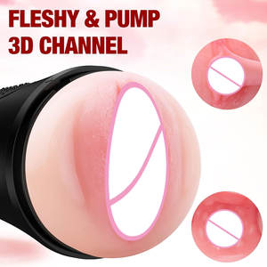 Stimolatore Maschile Realistico da 7,5 Pollici, Vibratore Tascabile Spremibile, Giocattoli Sessuali per Uomini - Product Image 4