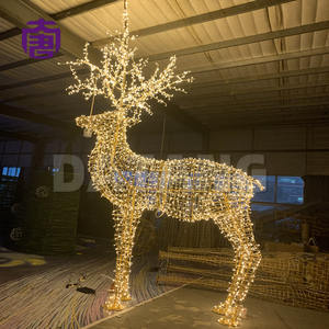 Lumières de Noël LED en forme de cerf Sika 3D imperméables, décoratives pour l'intérieur et l'extérieur, avec indice de protection IP65 - Product Image 5