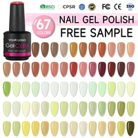 Gel UV LED OEM de qualité supérieure 2026 Pro Factory, 67 couleurs, échantillon gratuit, longue tenue, sans HEMA, pour salon de manucure
