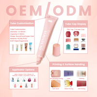 Emballage personnalisé pour gloss à lèvres en tube souple de 5 ml, 10 ml, 15 ml, 20 ml, finition mate ou brillante, toucher doux