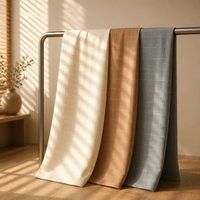 Tissu respirant, doux, respectueux de la peau, teinture réactive, à carreaux, 80% polyester, 20% rayonne, antistatique, anti-boulochage, infroissable