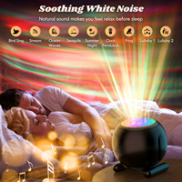 Projecteur d'Étoiles Intelligent LED Aurore, Veilleuse Rotative à 360°, Design Planétarium Moderne avec Corps en ABS pour Décoration de Chambre et Cadeau pour Enfants