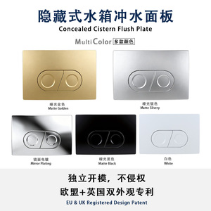 แผงปุ่มกดชักโครก Aojiele Geberit Delta 21 ขนาด 246x164 มม. แบบติดผนังโดยตรง - Product Image 3