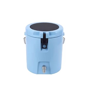 Panier isotherme rotomoulé 8L |   Refroidisseur solaire imperméable isolé en PE |   Chariot à <span class=keywords><strong>roulettes</strong></span> portable à double niveau avec logo - Product Image 4
