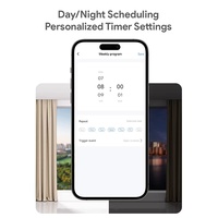 ZigBee 3,0 Cortina Robot Driver Roman Rod I Tipo Cortina Motores Compatible Tuya Smart Life Remote Alexa Google Voice Control
