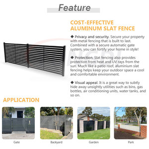 Alluminio esterno scherma traliccio cancelli elettrico telecomando grigio nero per il <span class=keywords><strong>Patio</strong></span> del cortile servizio di modellazione 3D incluso - Product Image 3