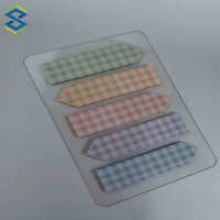 Marque-page personnalisé, étiquette autocollante imperméable en PET, index transparent, notes adhésives pour le bureau et l'école