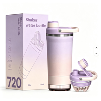 Bouteille shaker isotherme premium YEWAYOGA avec joints en silicone et mélangeur de protéines pour accessoires de fitness et gourde d'eau