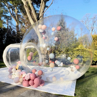 Ballons de fête pour enfants, maison amusante, dôme géant transparent gonflable en cristal, tente à bulles, ballons à bulles gonflables transparents, maison