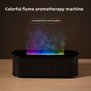 2025 High-quality Portable Essential <b>Oil</b> <b>Diffuser</b> Ultrasonic Mist Humidifier Sterilization Purification 3D Color Flame - Product Image 2