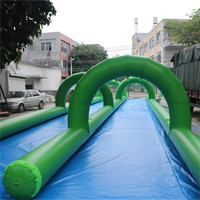 Toboggan aquatique gonflable QIYI - Monopiste en PVC pour enfants et adultes, capacité de 500 kg, taille et couleur personnalisables, extérieur