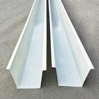 Gouttière de toit industrielle en PRV (polymère renforcé de fibres de verre) imperméable et ignifuge – Durable et résistante à la chaleur pour serres et entrepôts