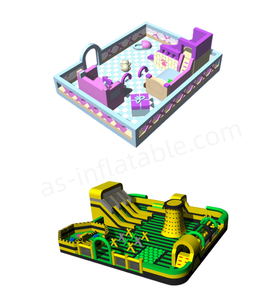 Château gonflable en PVC durable pour enfants, idéal pour les fêtes et les jeux - Product Image 3