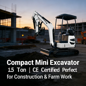 <span class=keywords><strong>Mini</strong></span>-excavatrice robuste de 1,5 tonne, modèle 18Q, sur chenilles, force de creusement de 9KN, marteau perforateur, tarière, boîte de vitesses pour brisage de béton, garantie 1 an - Product Image 1