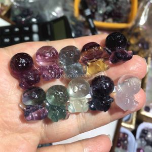 Mini figurines artisanales de <span class=keywords><strong>pokémon</strong></span> <span class=keywords><strong>en</strong></span> cristal de Fluorite <span class=keywords><strong>arc</strong></span>-<span class=keywords><strong>en</strong></span>-<span class=keywords><strong>ciel</strong></span> naturel de forme mixte - Product Image 6