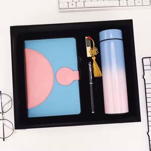 Nouveaux produits 2026 : Ensemble de luxe pour affaires (carnet, stylo, clé USB, tasse isotherme) avec personnalisation et coffret cadeau - Product Image 3