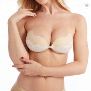 <span class=keywords><strong>Cupless</strong></span> đẩy lên túi áo ngực cho vú hình thức lén lút vaunt áo ngực quây xoài hình dạng thiết kế vô hình áo ngực Khỏa Thân - Product Image 3