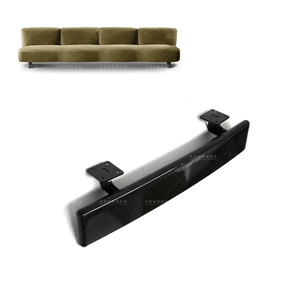 עיצוב חדש ספה פיברגלס יד משענת זרוע נירוסטה ספה - Product Image 6